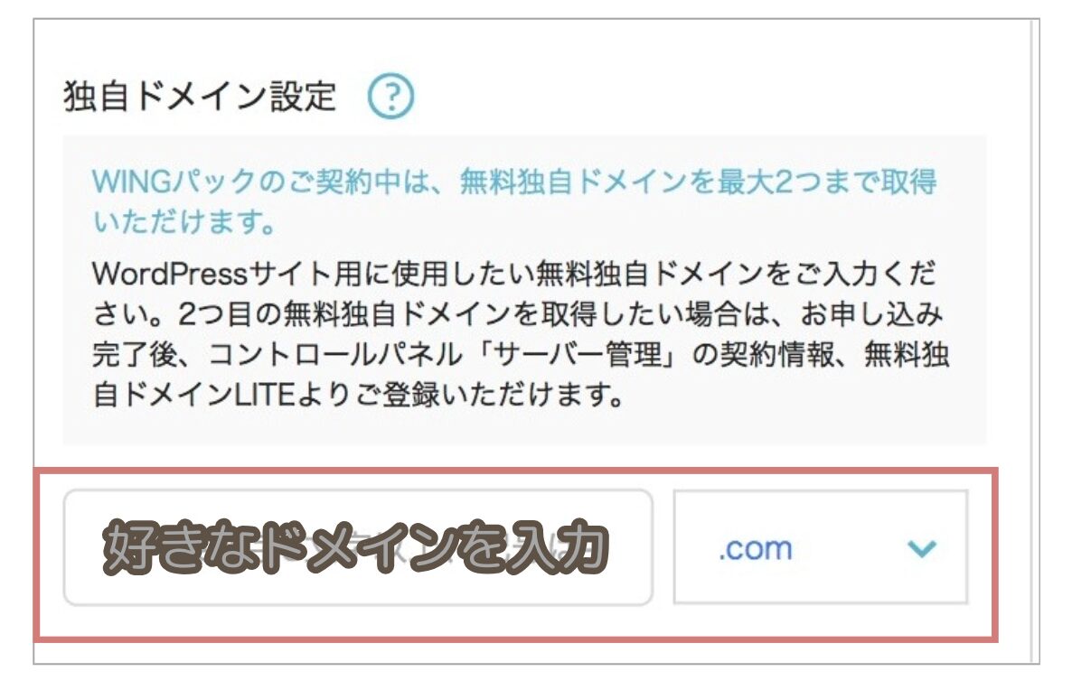 独自ドメイン設定